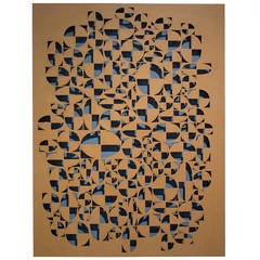 Derek Welbergen Sculpture "Brown Ovals, " Holland, 2014
