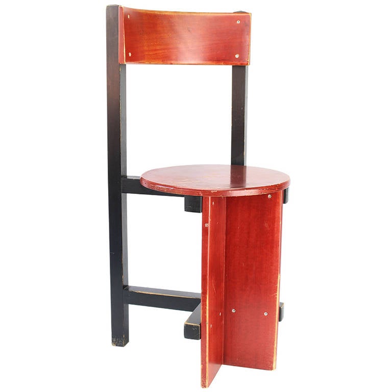 Constructivist "Bastille" Chair by Piet Blom, Holland 1968 For Sale