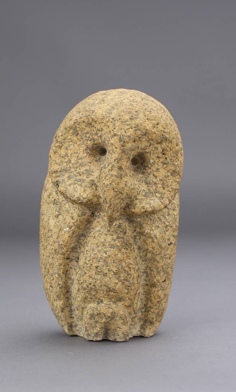 Marble Sculpture Owl, France, 1960s