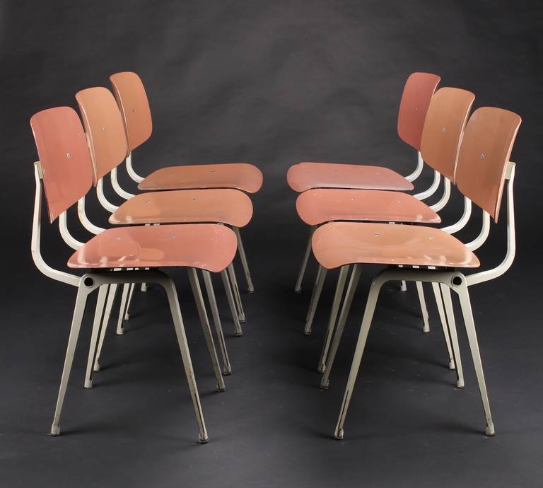 Friso Kramer "Revolt" Chairs for Ahrend De Cirkel, Holland 1964