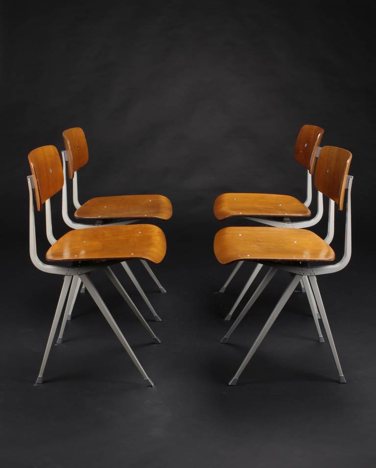 Friso Kramer and Wim Rietveld "Result" Chairs, Holland, 1966