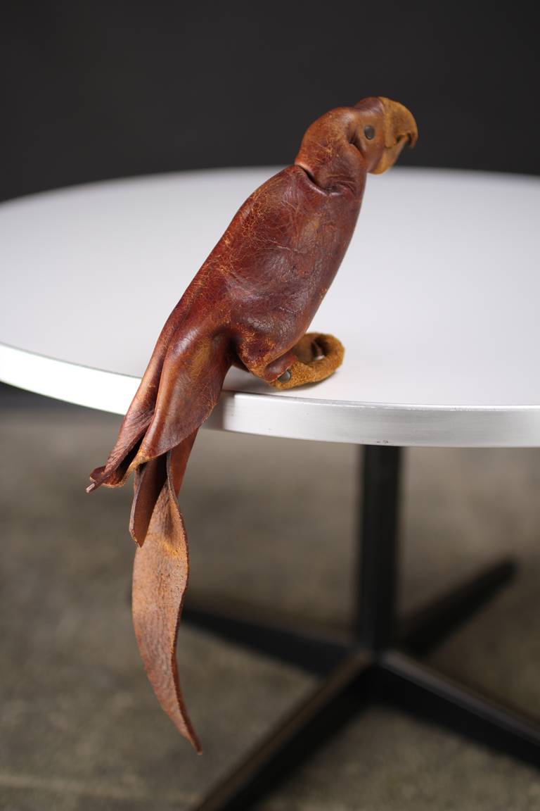 Folded Leather Parrot 