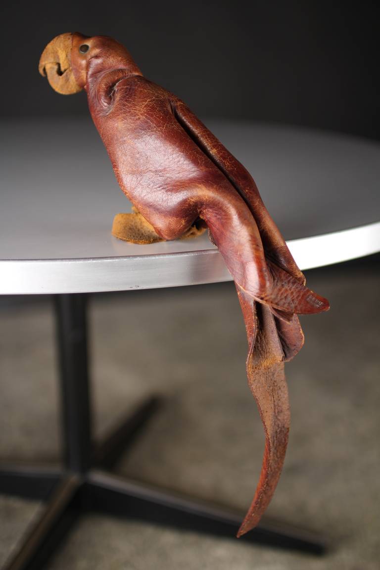 Folded Leather Parrot 
