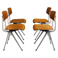 Friso Kramer and Wim Rietveld "Result" Chairs, Holland, 1966