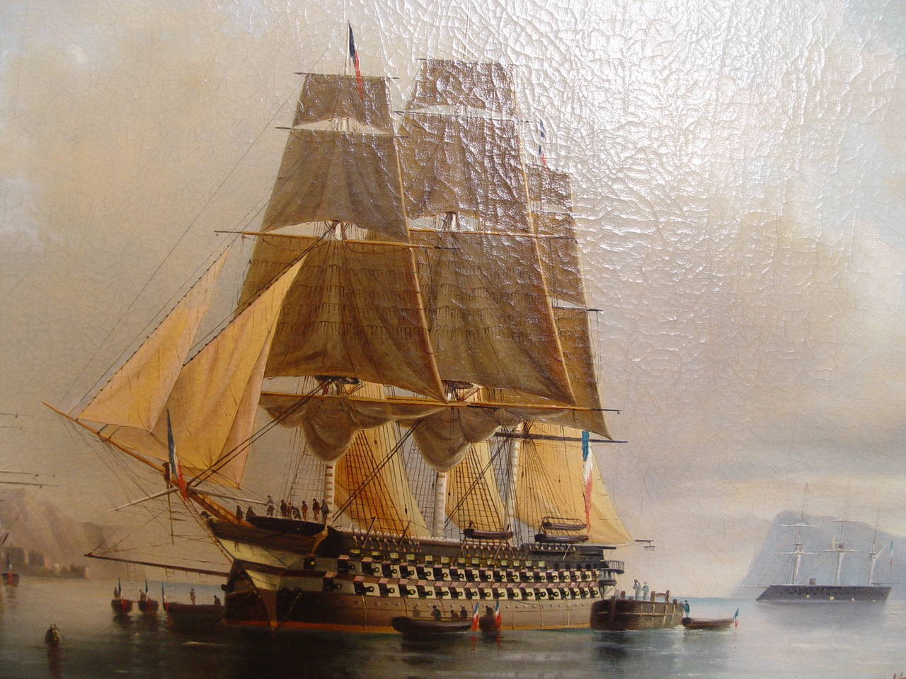 Pair of 19th Century French Marine Paintings, 