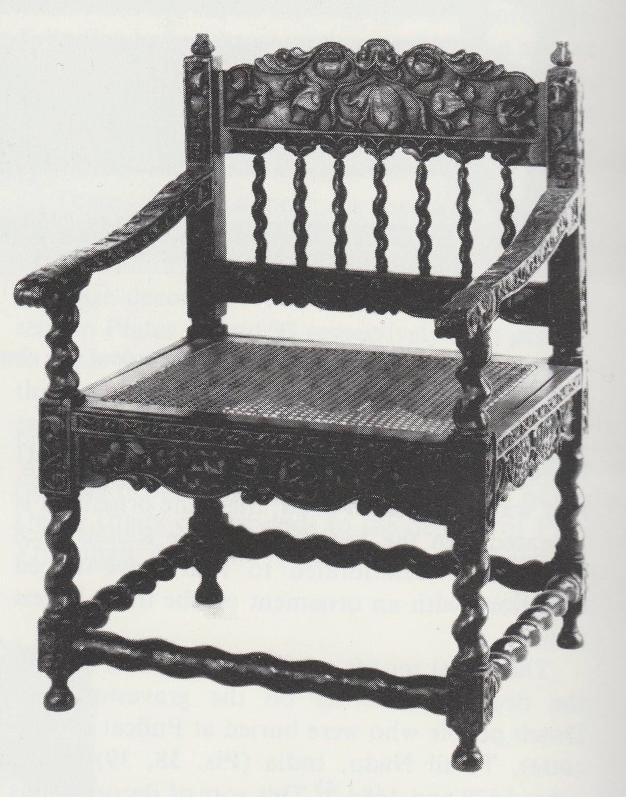 Extremely Rare Late 17th Century Colonial Indonesian Armchair For Sale 4
