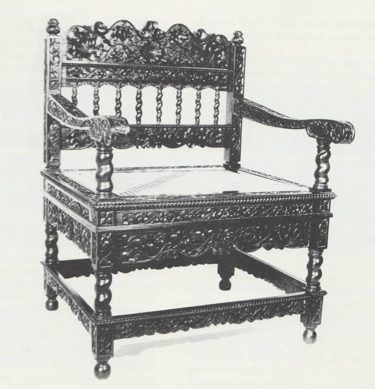Extremely Rare Late 17th Century Colonial Indonesian Armchair For Sale 3