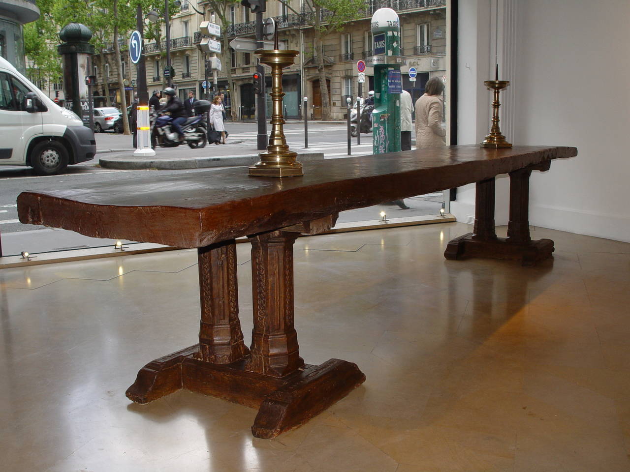 18th Century and Earlier Huge 16th Century Spanish Wood Table, Castle Furniture For Sale