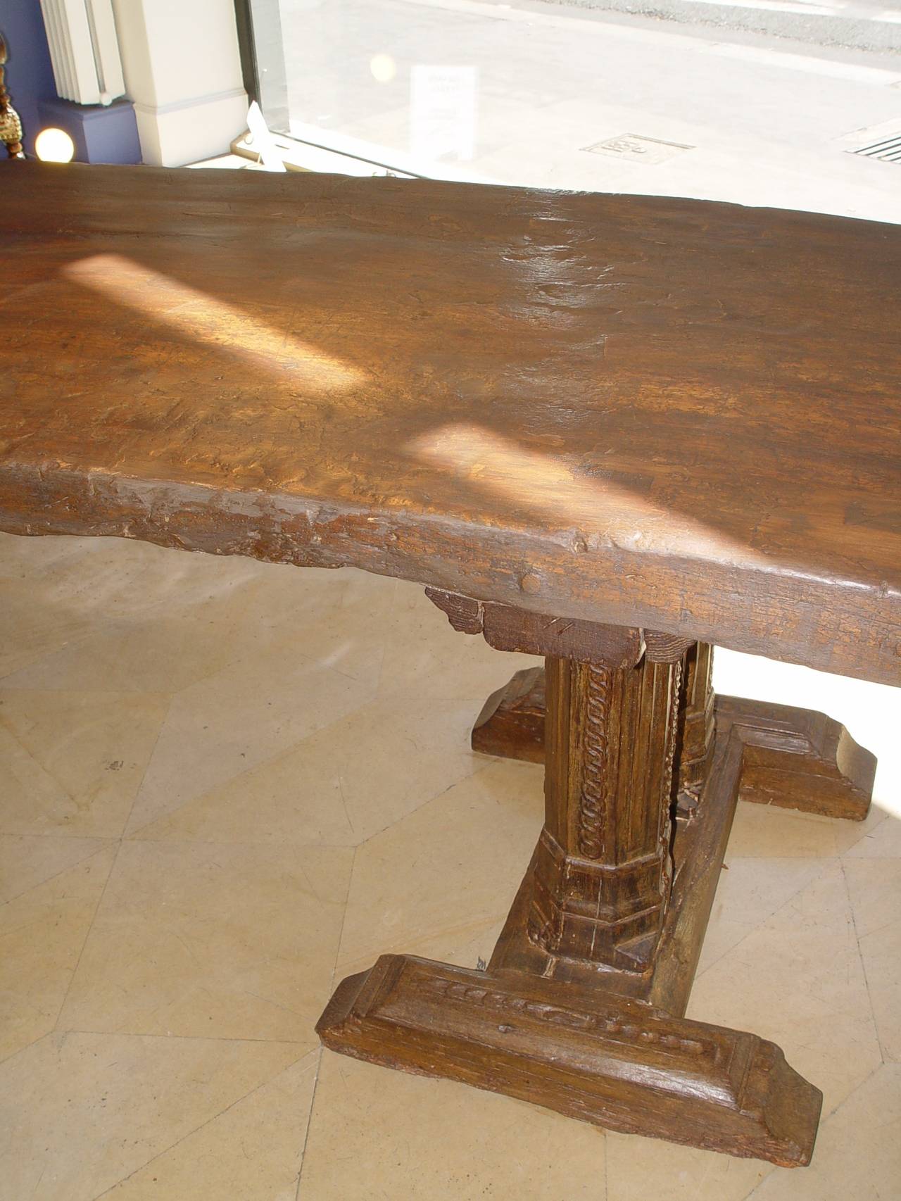 Huge 16th Century Spanish Wood Table, Castle Furniture For Sale 3