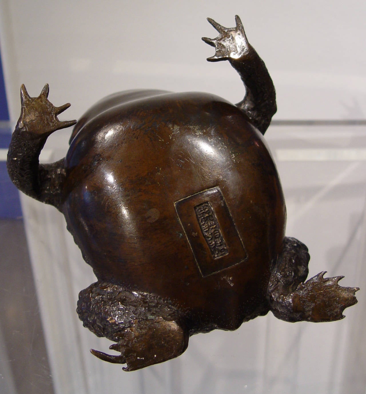 19th Century Japanese Bronze Toad 2