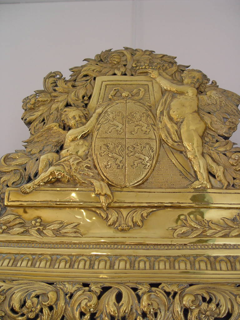 17th flemish brass mirror 1