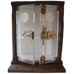 Exceptional Lucite Doors with 18th Century Secret Lock 12