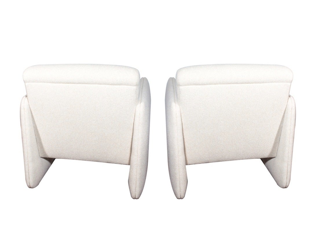 Mid-Century Modern Rare Italian 1950s Club Chairs