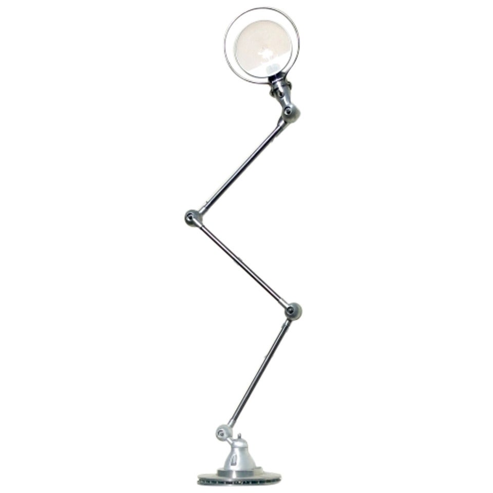 3-armed Jielde Table Desk Lamp Brushed For Sale