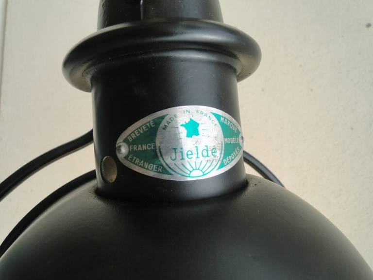 3-armed Jielde Floor Lamp Black In Excellent Condition For Sale In Saint-Ouen, FR