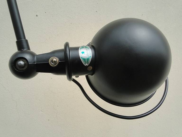 Mid-20th Century 3-armed Jielde Floor Lamp Black For Sale