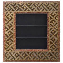 Contemporary Chinese Style Shelving Unit, Two Available