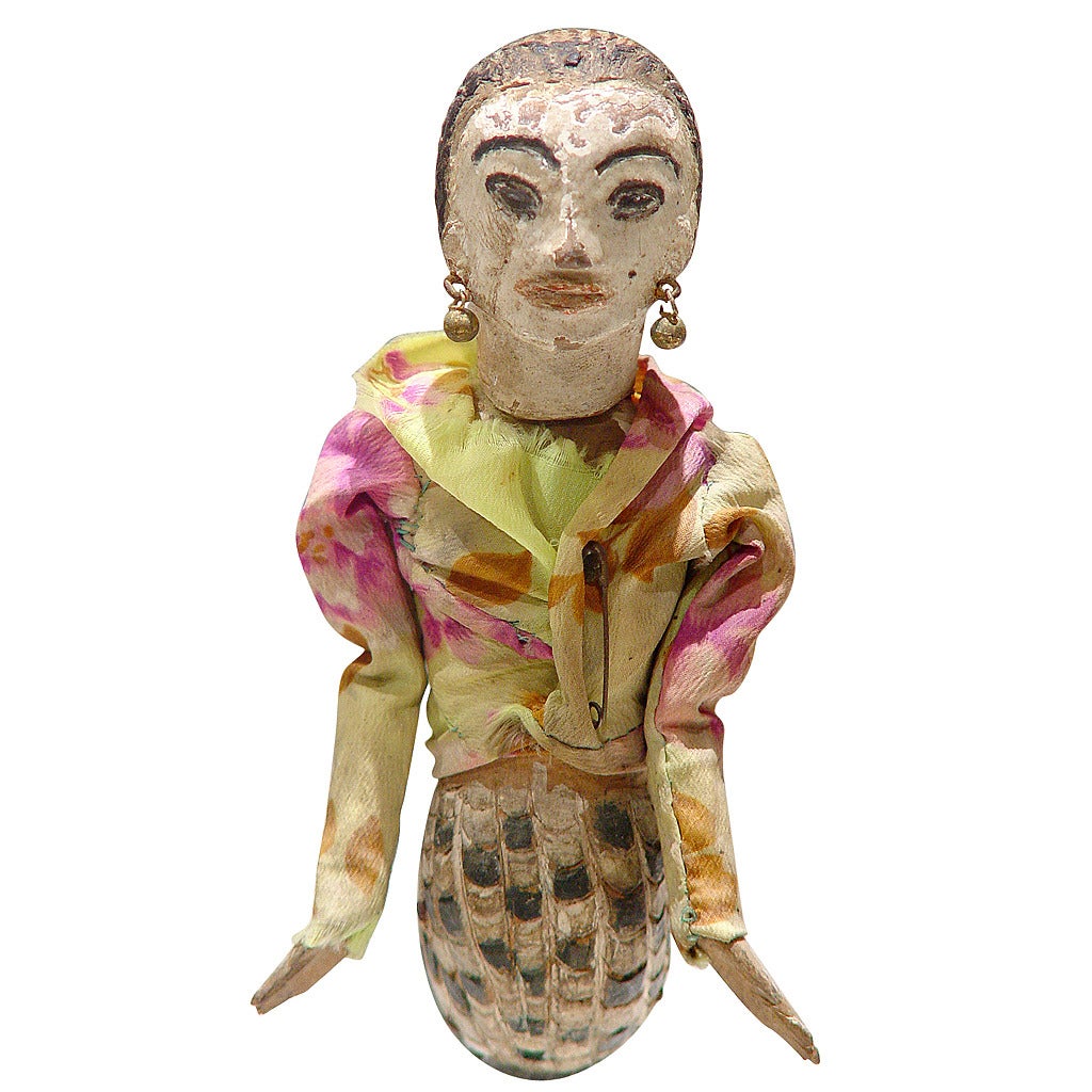Old Javanese Snake Puppet, circa 1920, Indonesia For Sale