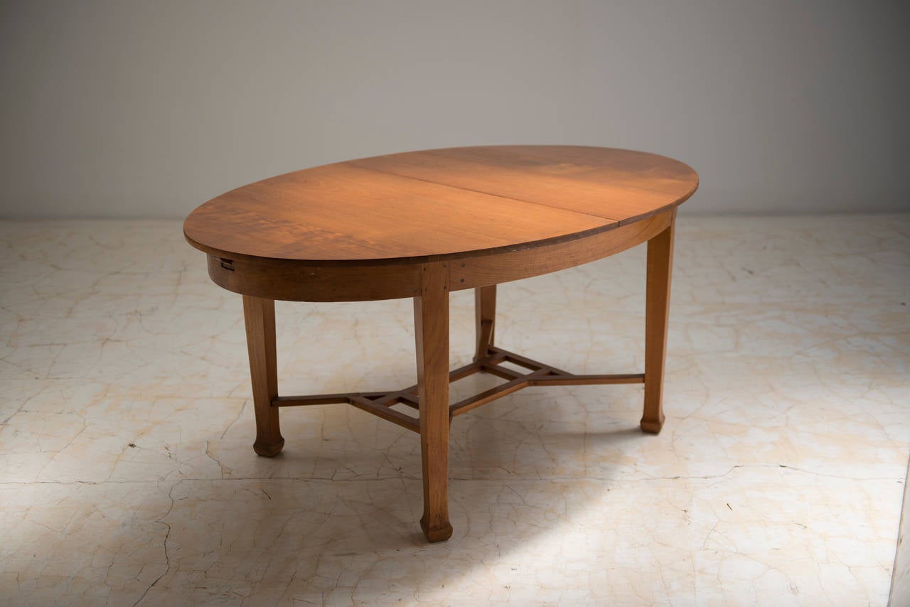 Old Colonial Dining Table with Leaf, Indonesia, circa 1930