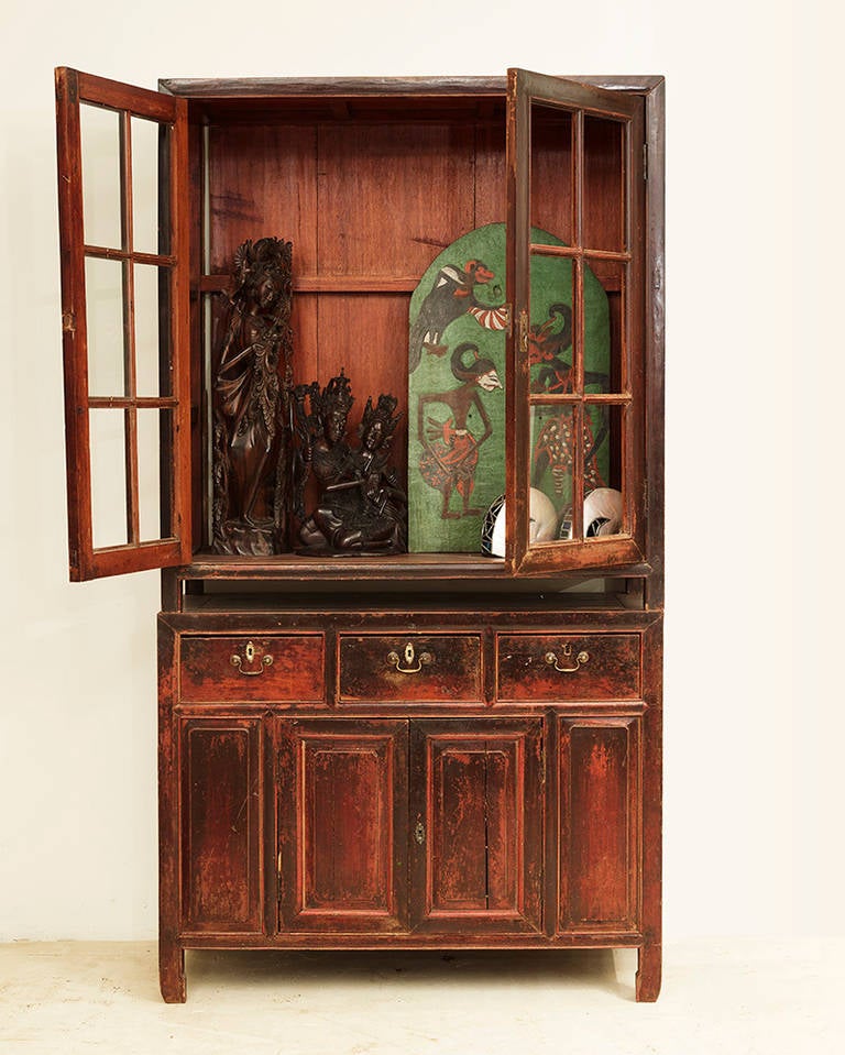 Old Chinese Cabinet from Indonesia, Sumatra, circa 1920