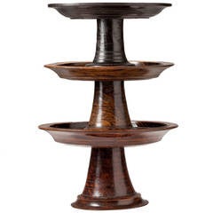 Ceremonial Three Tier Dulang Bowl