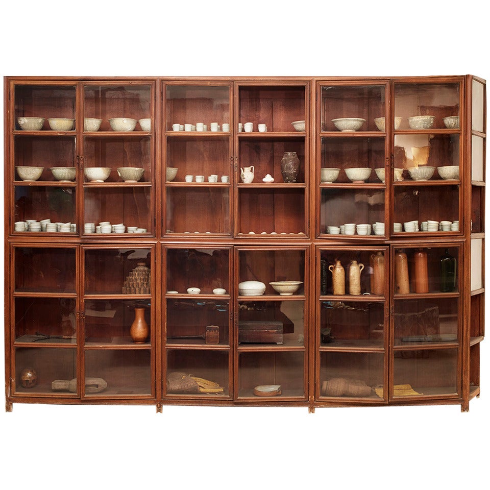 Chinese Pharmacy Cabinet, Java, Indonesia, circa 1950 For Sale