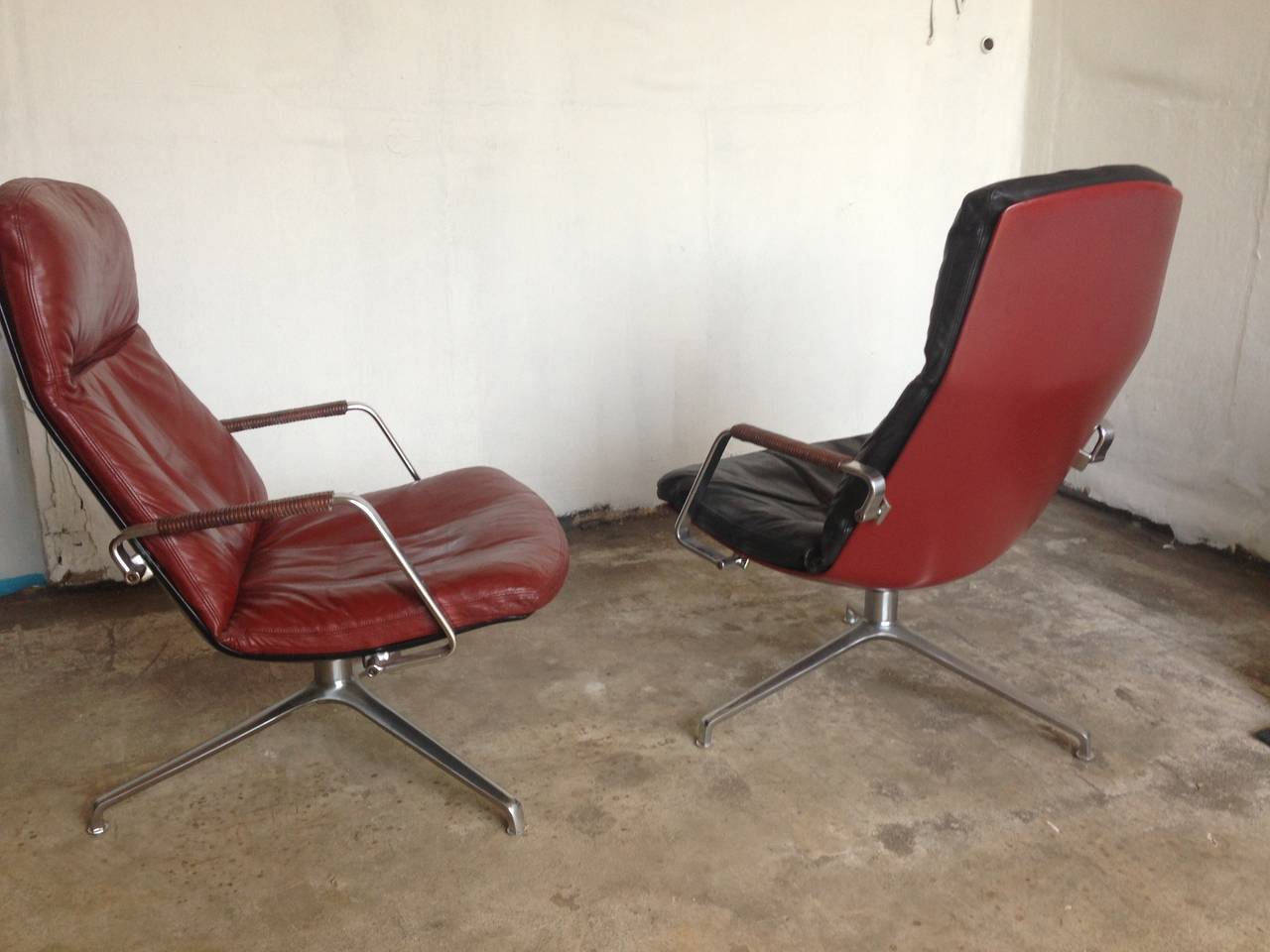Danish FK-86 Fabricius&Kastholm lounge chairs For Sale