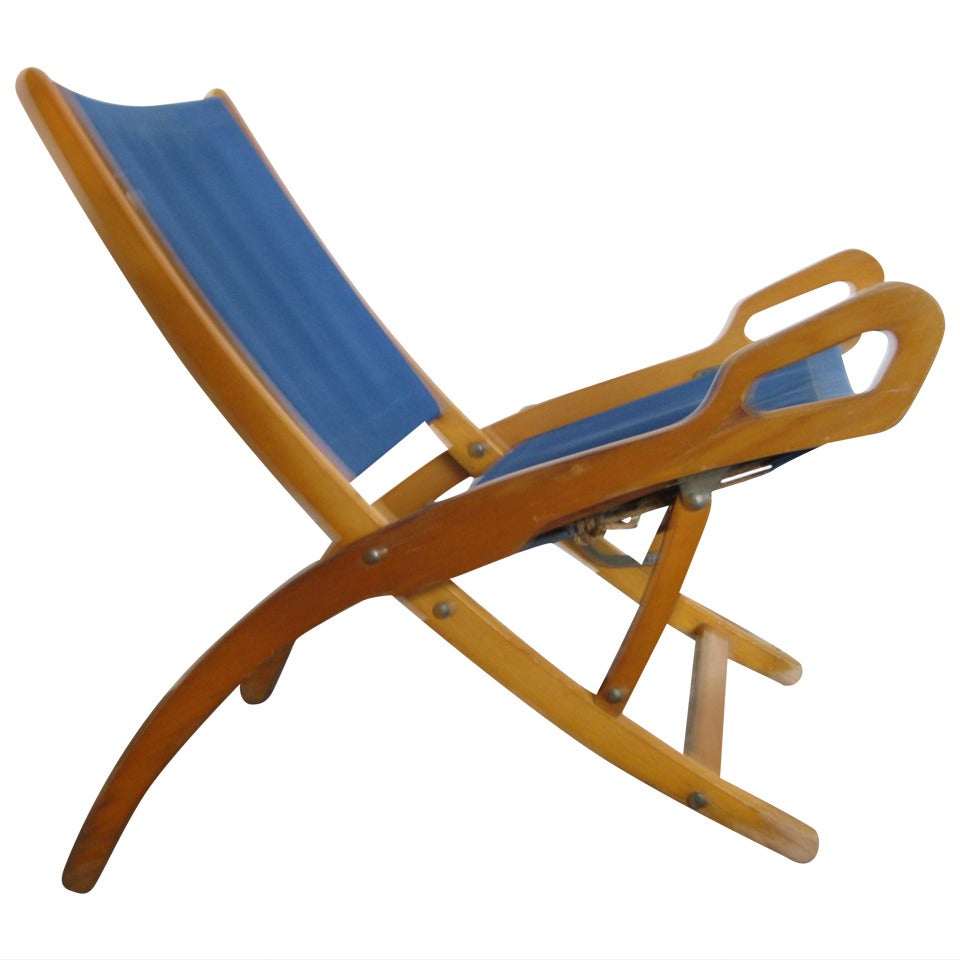 Gio ponti Nifea folding chair For Sale