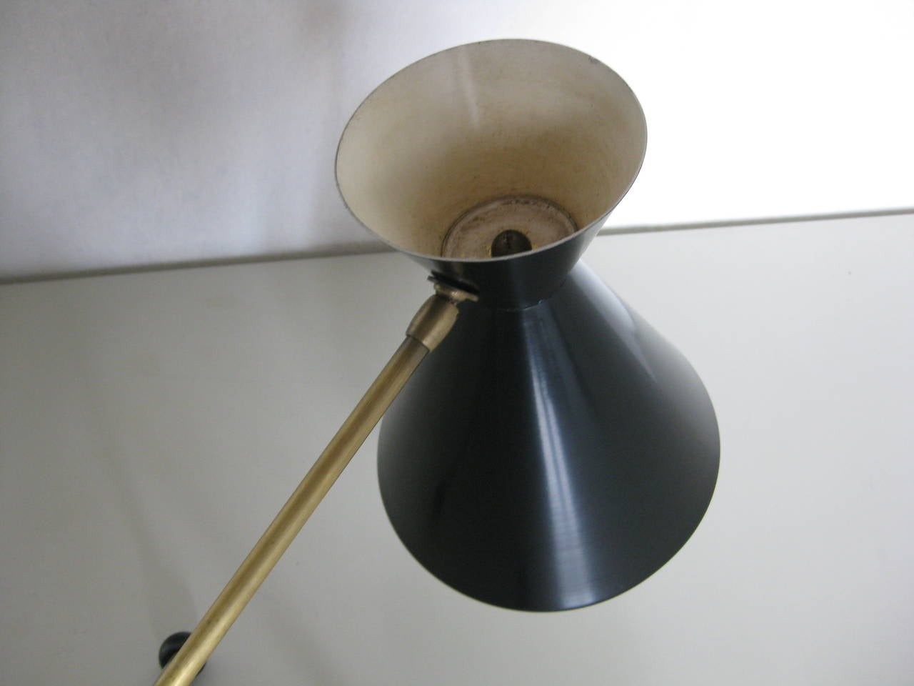Métal Lampe de table réglable Otto Kolb des années 50 en vente
