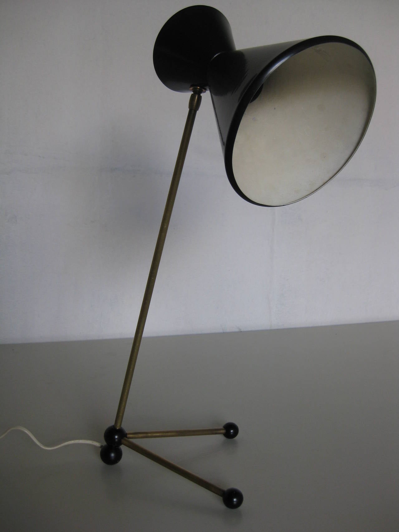 adjustable 50ies table lamp Otto Kolb For Sale 3