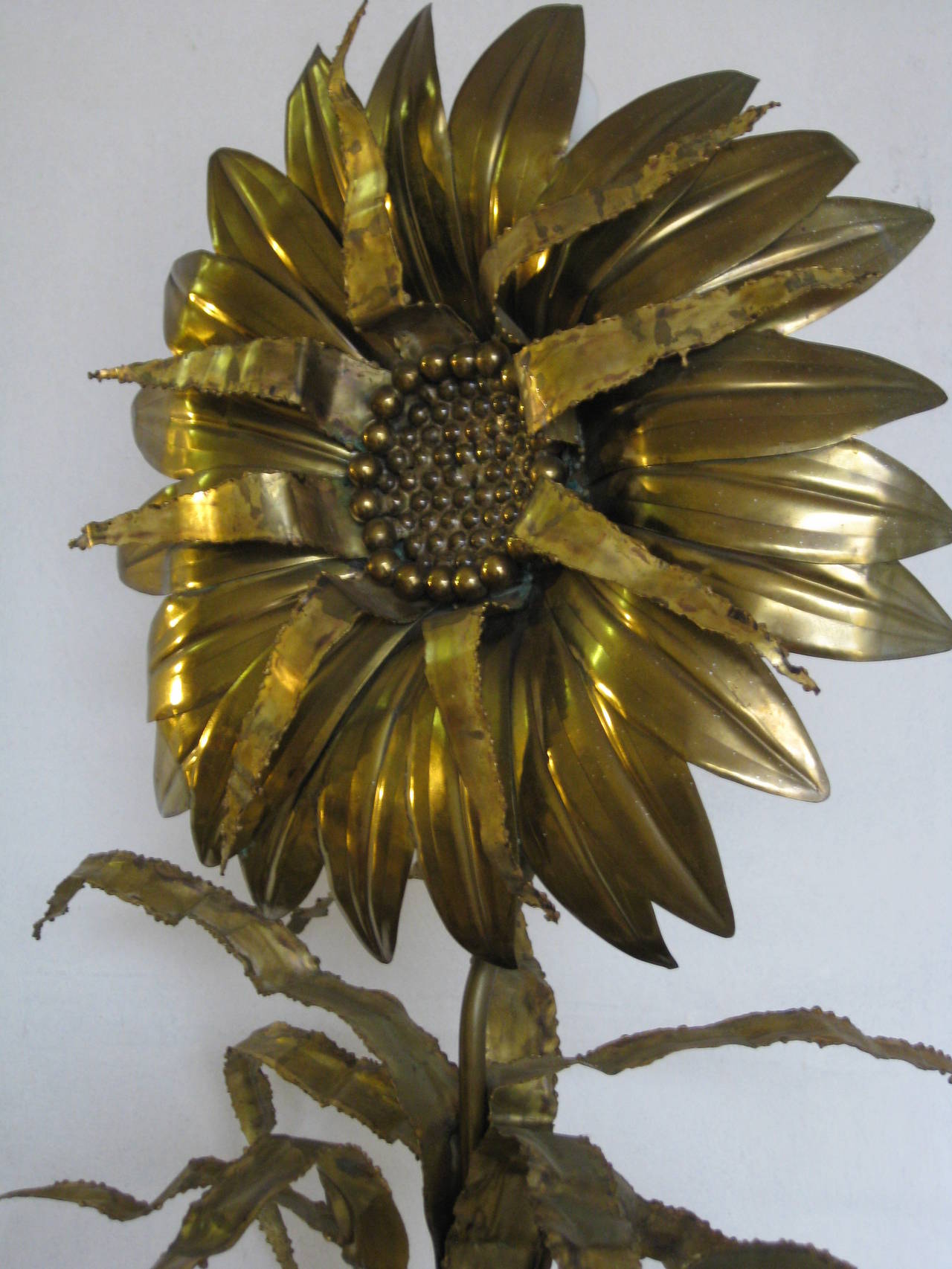 vintage sunflower lamp