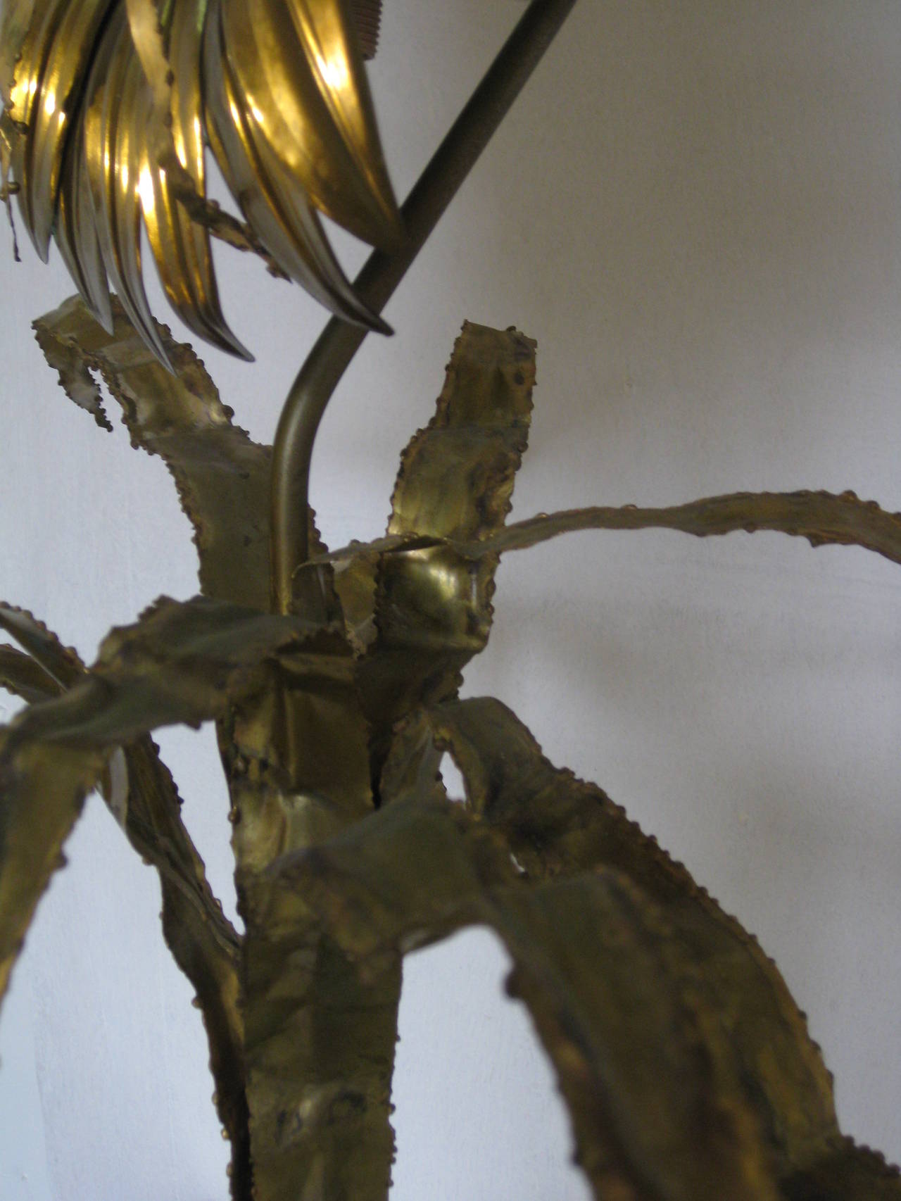 Late 20th Century Sunflower lamp For Sale