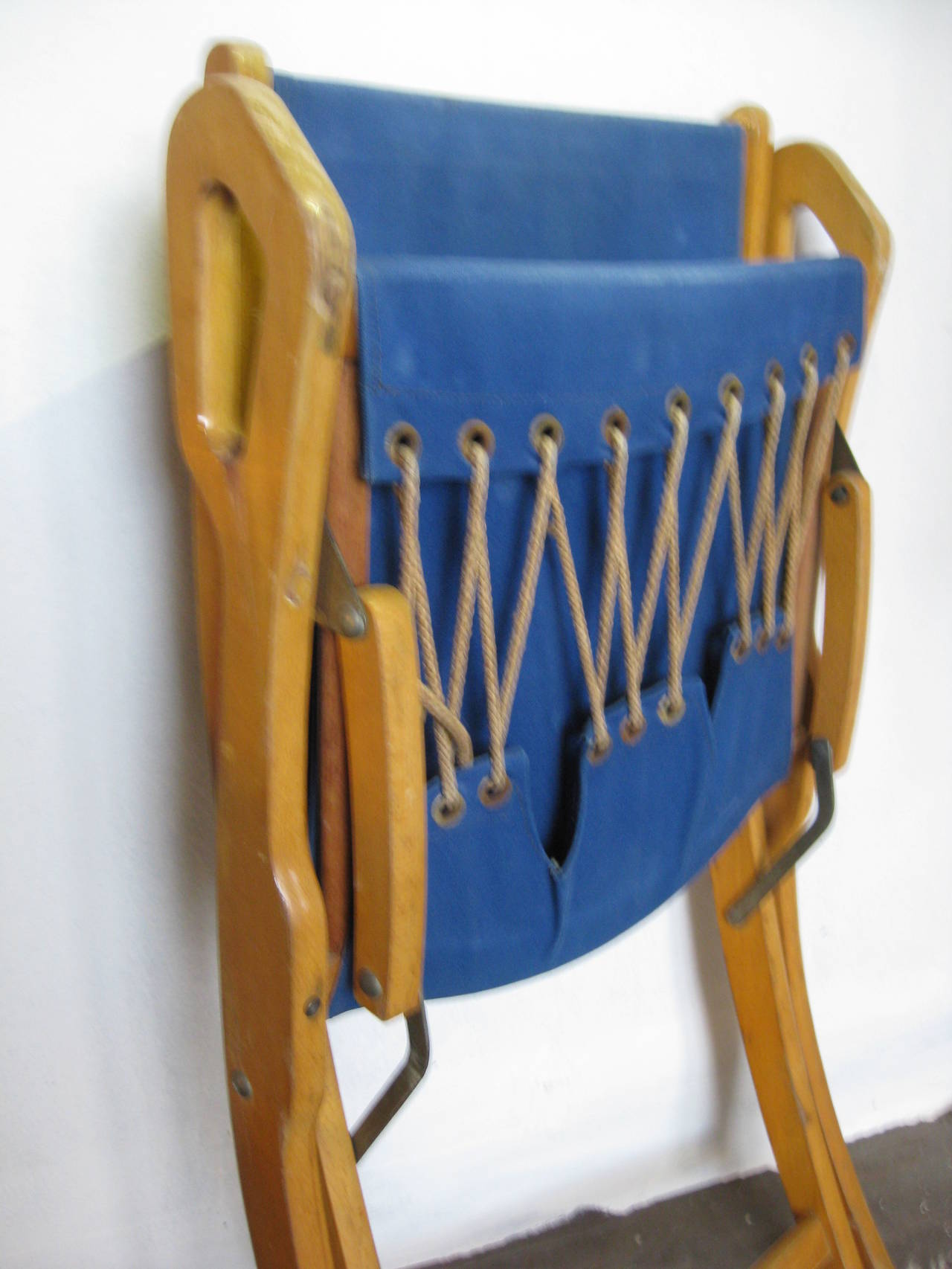 Italian Gio ponti Nifea folding chair For Sale