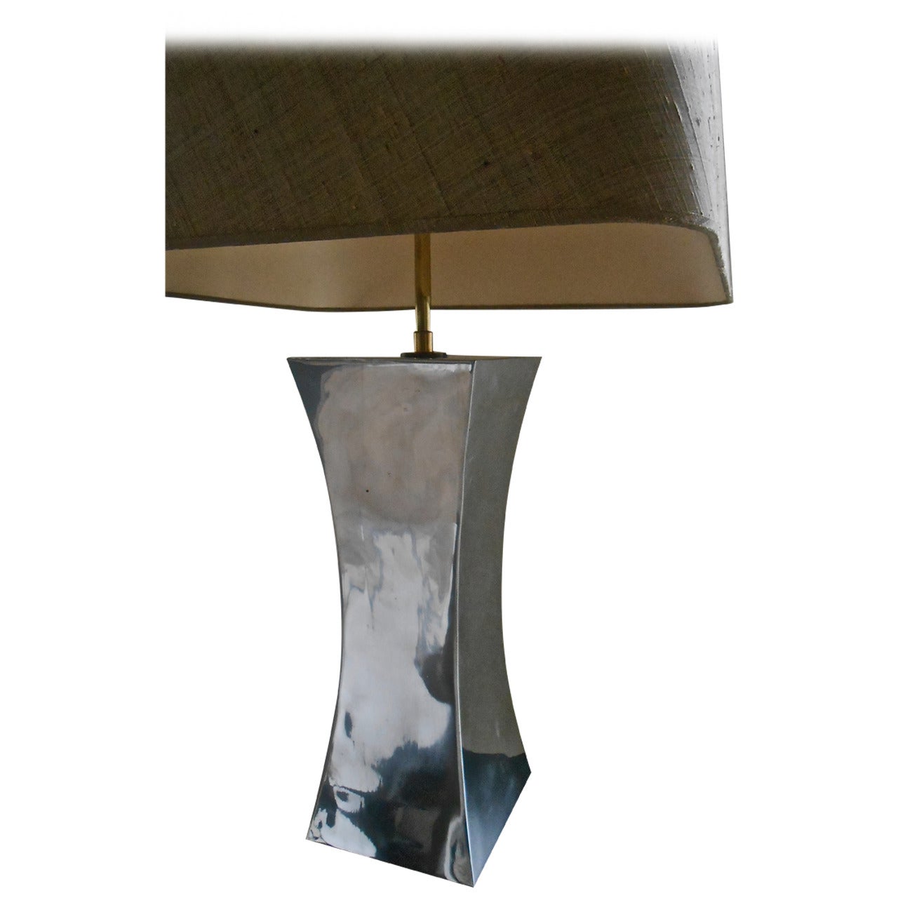 A Françoise Sée for Ramsay Contemporain Steel Table Lamp