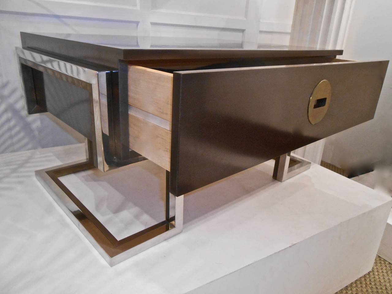 Late 20th Century 70's Willy Rizzo Low Table