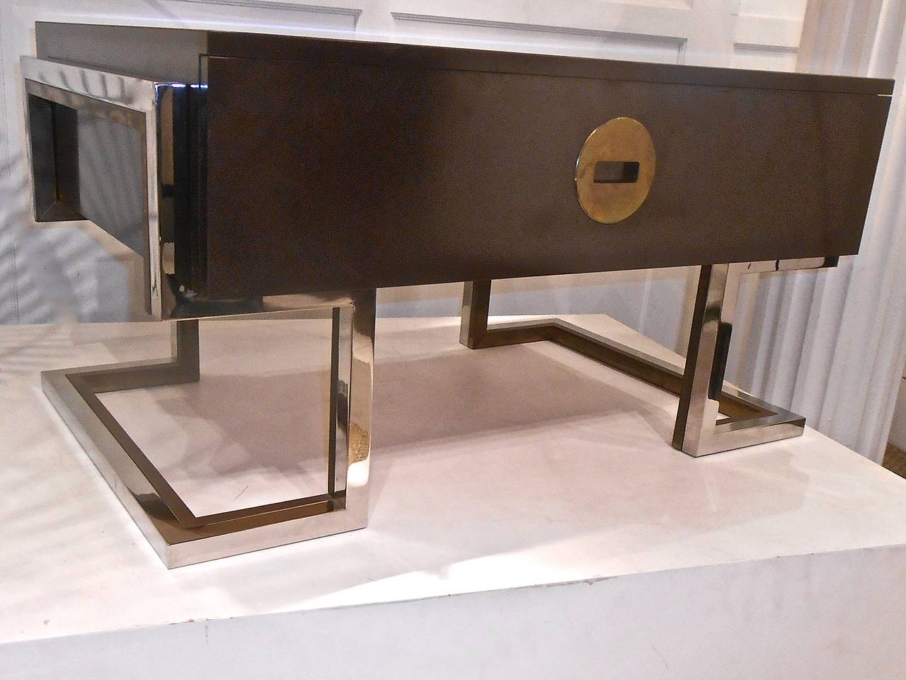 Metal 70's Willy Rizzo Low Table