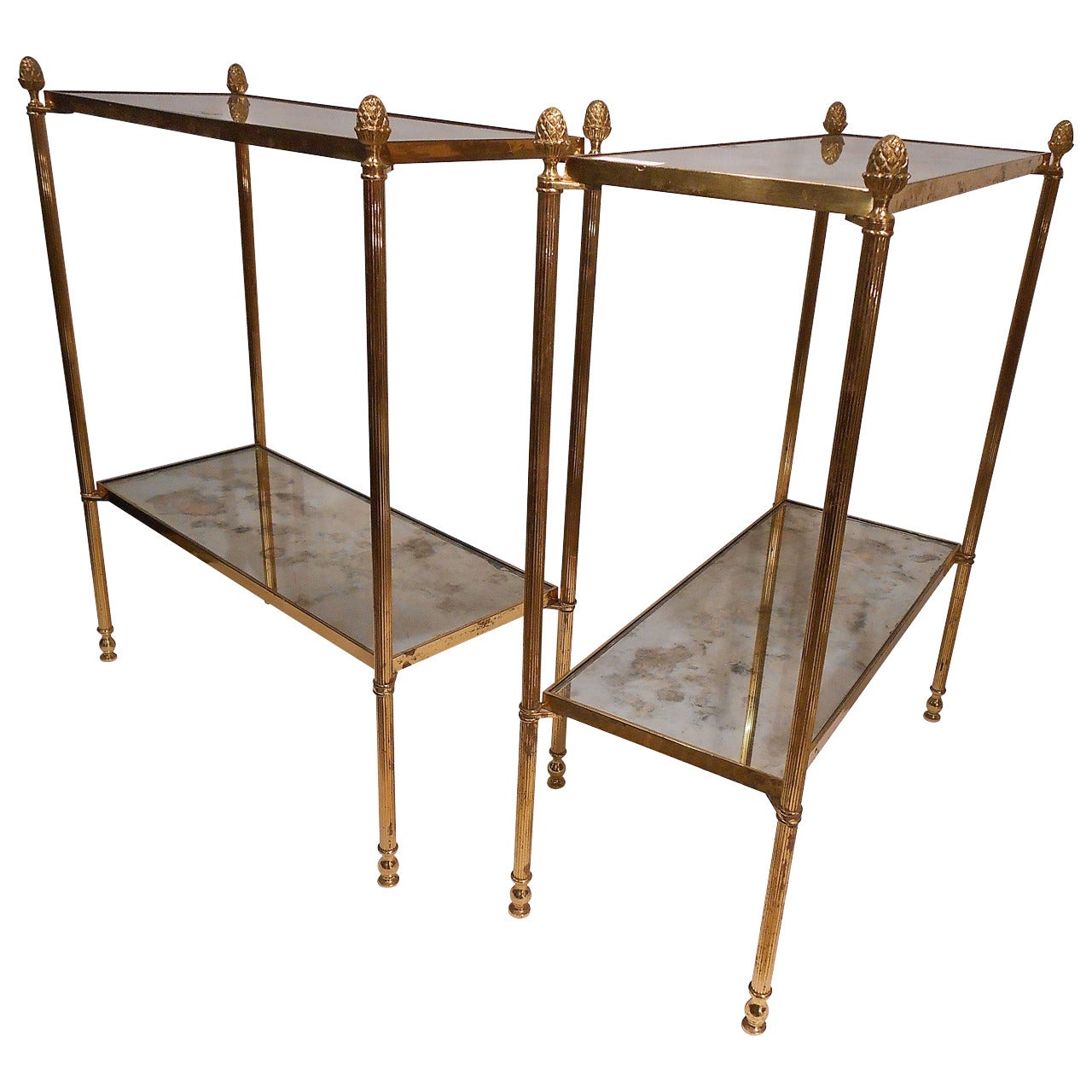 Small Pair of Maison Jansen Side Tables
