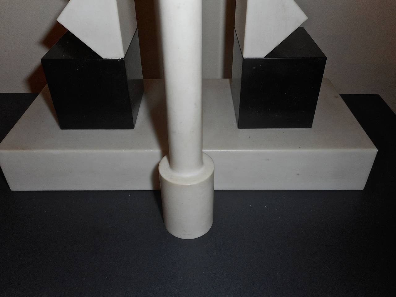 Contemporary Ettore Sottsass TOTEM in Carrara Marble