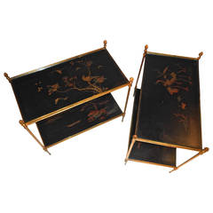 Two-Tier Side Tables  by Jansen