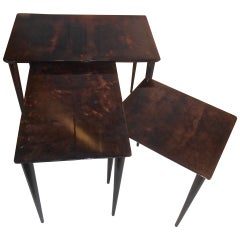 A Set of Nesting Tables by Aldo Tura
