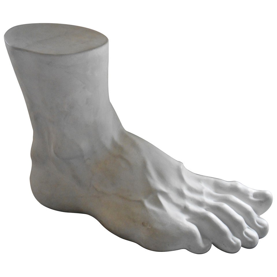 Large Hercules  Plaster Foot For Sale