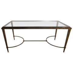 An Elegant Gilded Bronze Table by Maison Ramsay An Elegant Gilded Bronze Table by Maison Ramsay