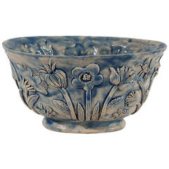 Blue Bowl "Drageoir" by Guidette Carbonell, 1945