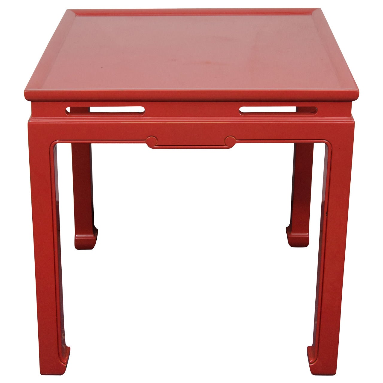 Chinese Red Custom Asian Style Games Table