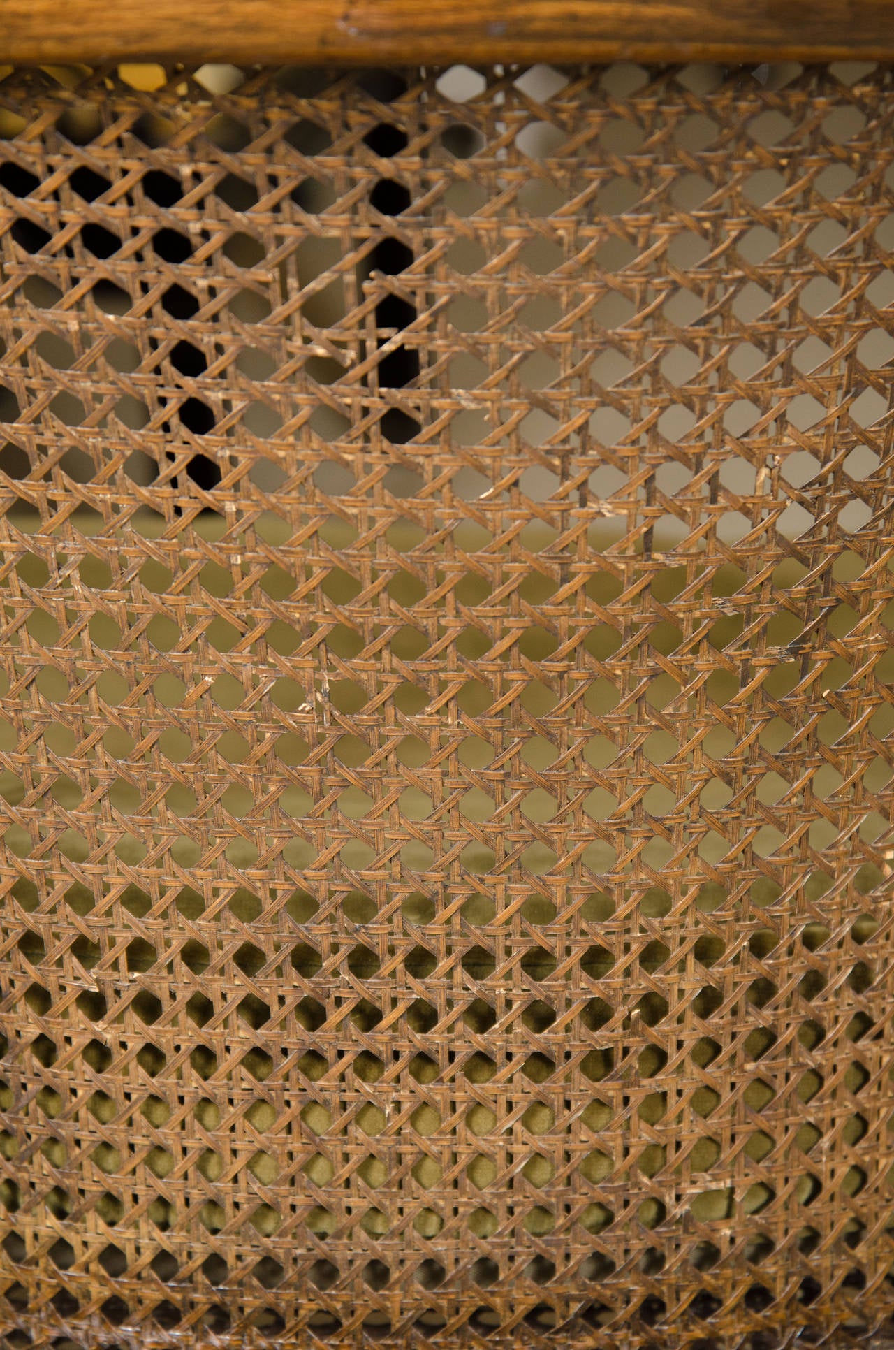 Fauteuil cannelé vintage de style Régence 2