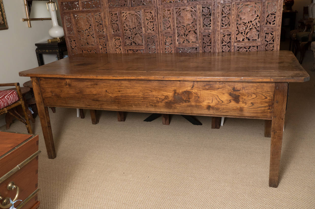 Large Antique Farm Table 1