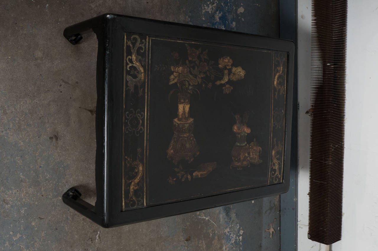 Antique Asian Lacquered Low Table 4