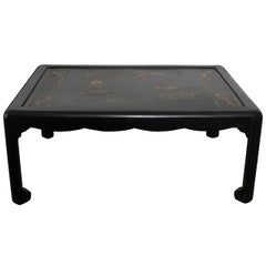 Antique Asian Lacquered Low Table