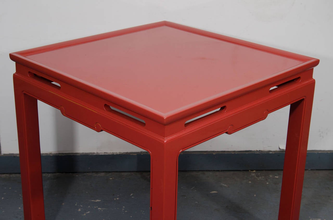 Chinese Red Custom Asian Style Games Table 4