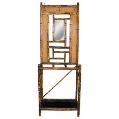 Antique Bamboo Hall Stand